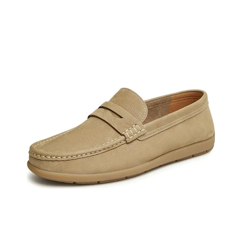 TATA Dress Shoes Men Low Top Solid Color-1