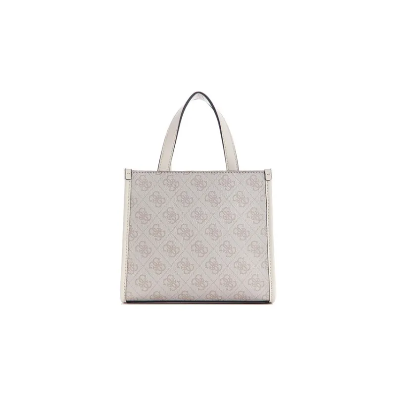 GUESS Artificial Leather Tote Bag Shopping Bag Shoulder Bag Crossbody Bag Handbag Mini Women's White-2