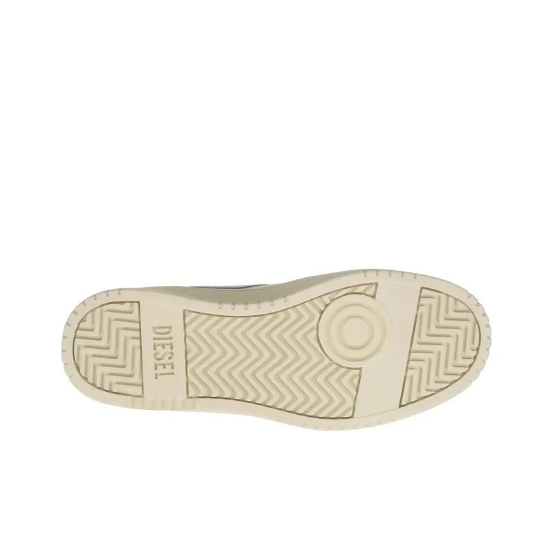 DIESEL S Ukiyo High Top Skateboard Shoes Men's White-4