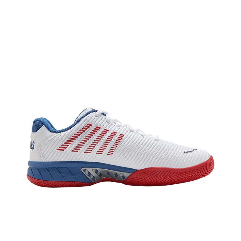 KSWISS Shock Absorbers Slip Resistant Breathable Low Top Tennis Shoes Men's White-1