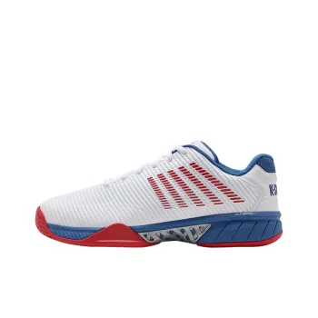 KSWISS Shock Absorbers Slip Resistant Breathable Low Top Tennis Shoes Men's White