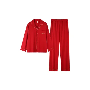 Pretty Lady Pajama Set Unisex Red