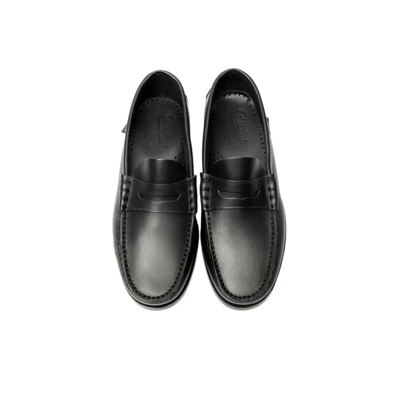 Paraboot Logo Label Round Toe Loafers-3