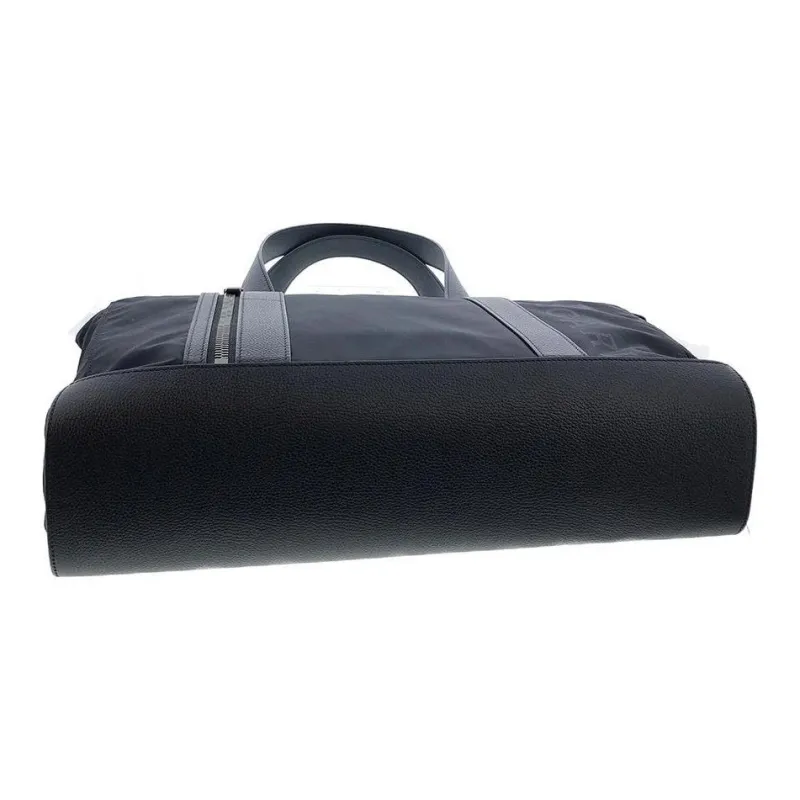 BVLGARI Fragment Design Collaboration Nylon And Leather Tote Bag Shopping Bag Shoulder Bag Handbag Men's Black-1