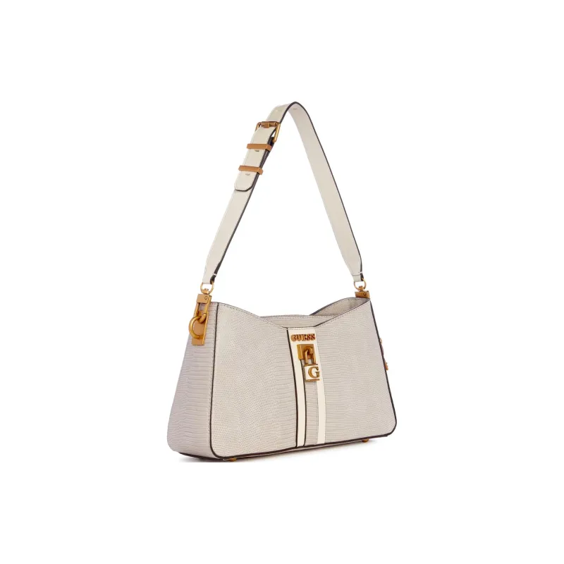GUESS Artificial Leather Portable Crossbody Bag Shoulder Bag Women's Taupe-1