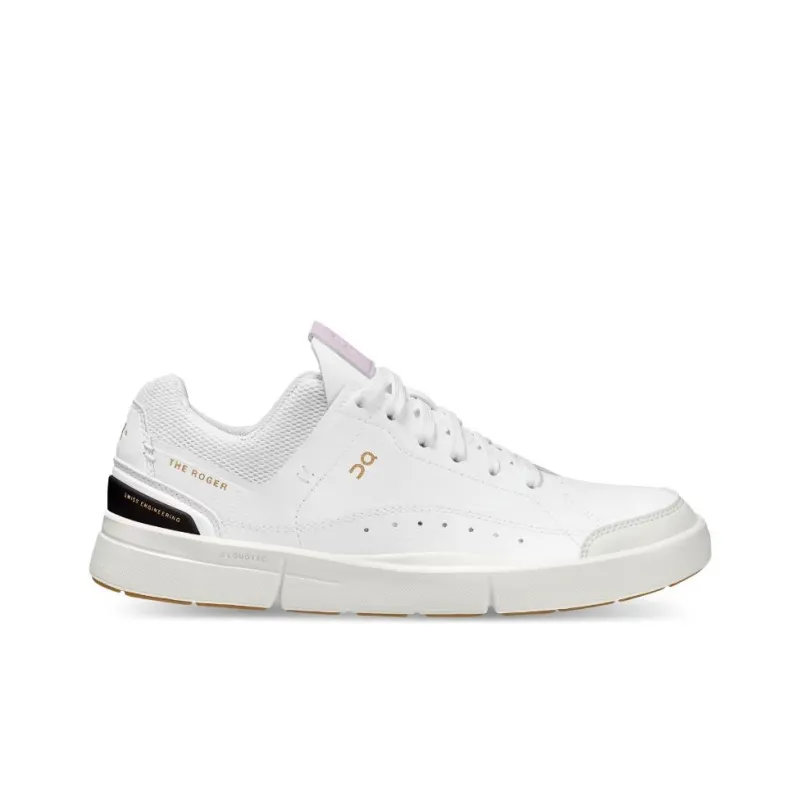 On CourtTHE ROGER Anti-Slip Wear-Resistant Low-Top Skateboard Shoes Women's White-1