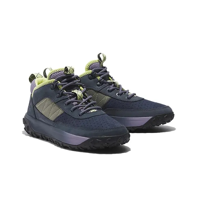 Timberland Anti Slip Wear Resistant Low Top Outdoor Shoes Women's Blue Purple-2