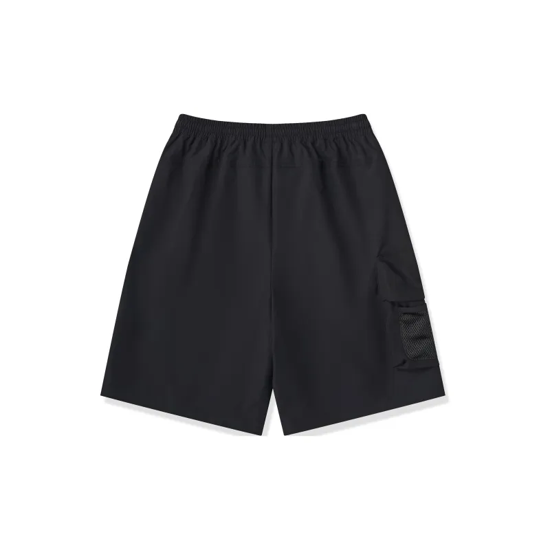 Erke Casual Shorts Men's Jet Black-1