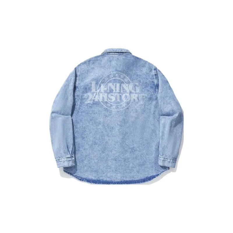 LiNing Shirts Men Light Blue-1