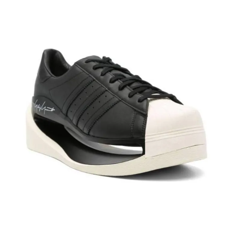 Adidas Y 3 Gendo Superstar Black Cream White-2