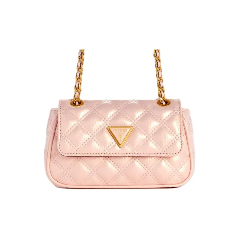 GUESS Artificial Leather Shoulder Bag Crossbody Bag Mini Women's Light Rose-0