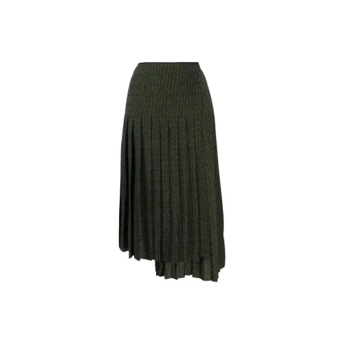 FENDI Casual Long Skirts Women's Black