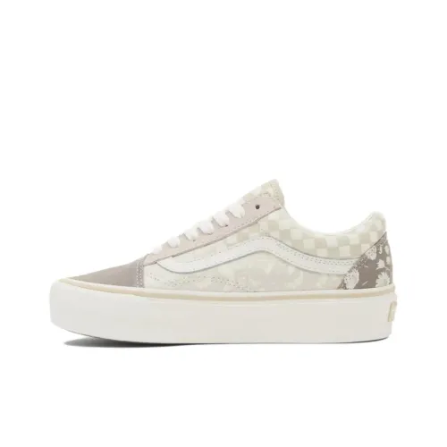 Vans Old Skool Skateboard Shoes Women's Low-Top Off White