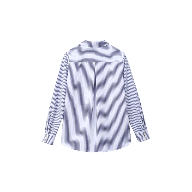 FINITY Shirt Women's Blue White Stripes-1