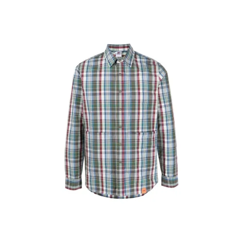 ASPESI Check Print Long Sleeve Shirt