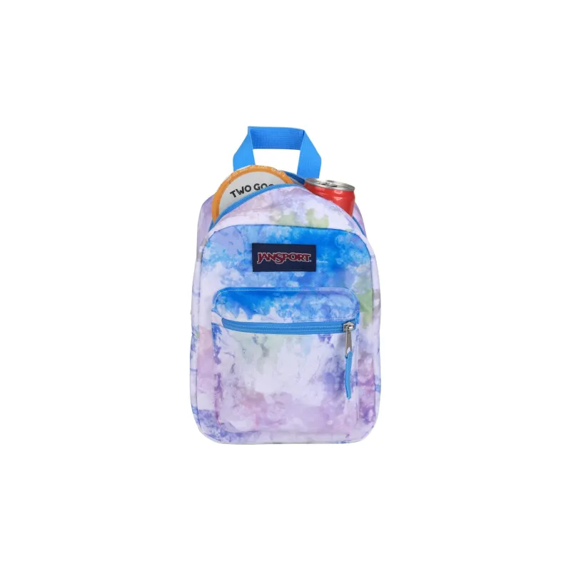 JanSport Recycled Polyester Lunch Bag Handbag Unisex Purple & Multicolor-2