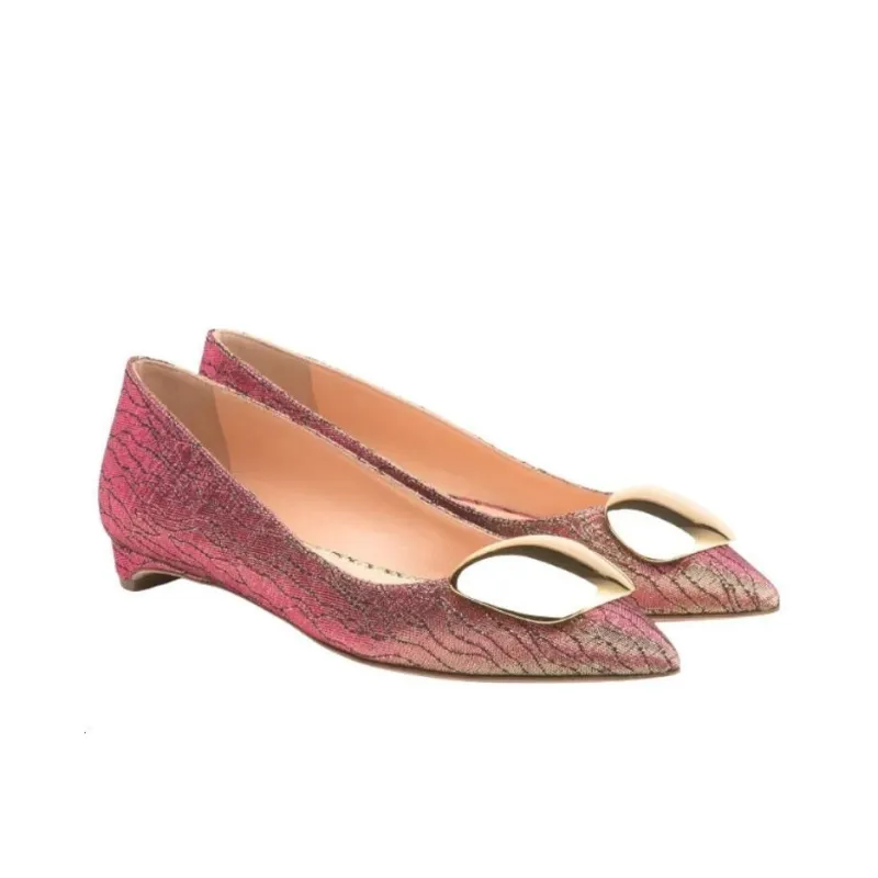 Rupert Sanderson Casual Single Shoes 1cm Women's Pink-2