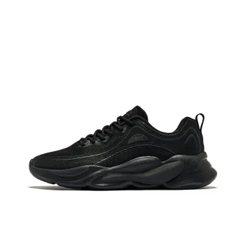 Erke Chongshun Durable Breathable Low Top Casual Shoes Men's Jet Black