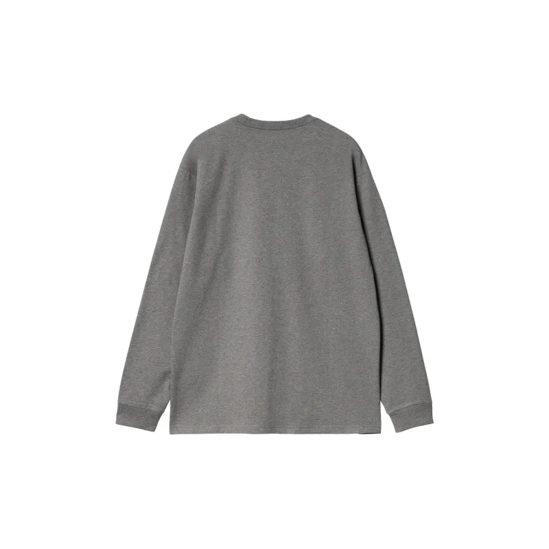 Carhartt WIP L/S Chase T Shirt T Shirt Men's Gray-1