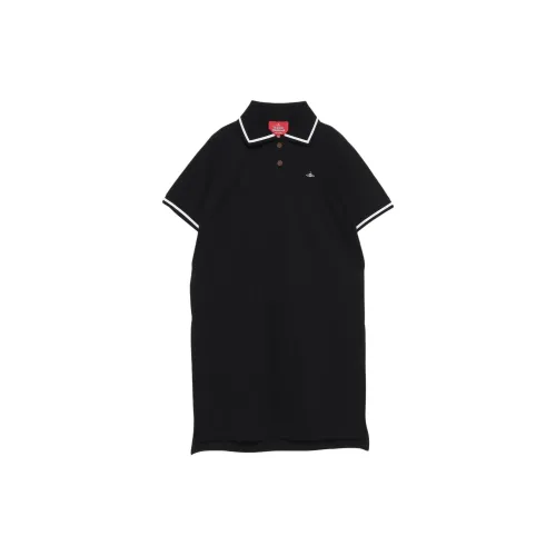 Vivienne Westwood Short-Sleeved Dresses Women's Black