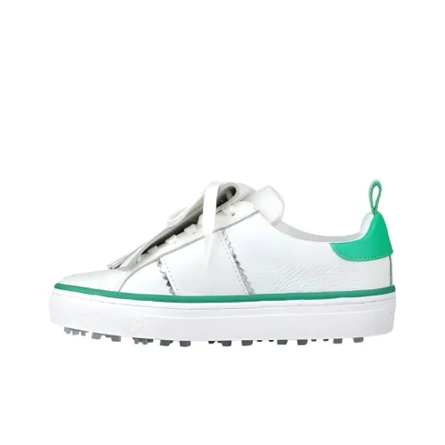 GFORE Golf Shoes Women's Low-Top White/Green