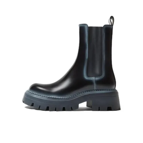 ZARA Chelsea Boots Men Black