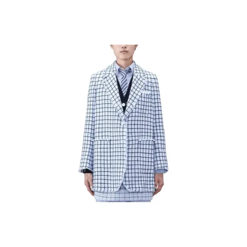 THOM BROWNE New Year's Blue Collection Business Suits Women's Ether Blue