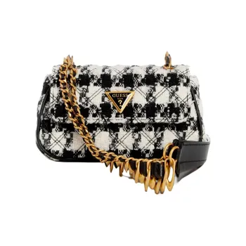 GUESS Fabric Shoulder Bag Women's Black