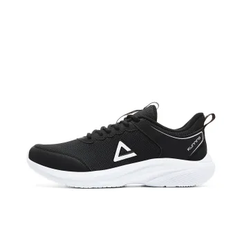 PEAK Volkswagen Running Shoes Cushioning Rebound Wear Resistant Slip Resistant Low Top Running Shoes Men's Black Baymax
