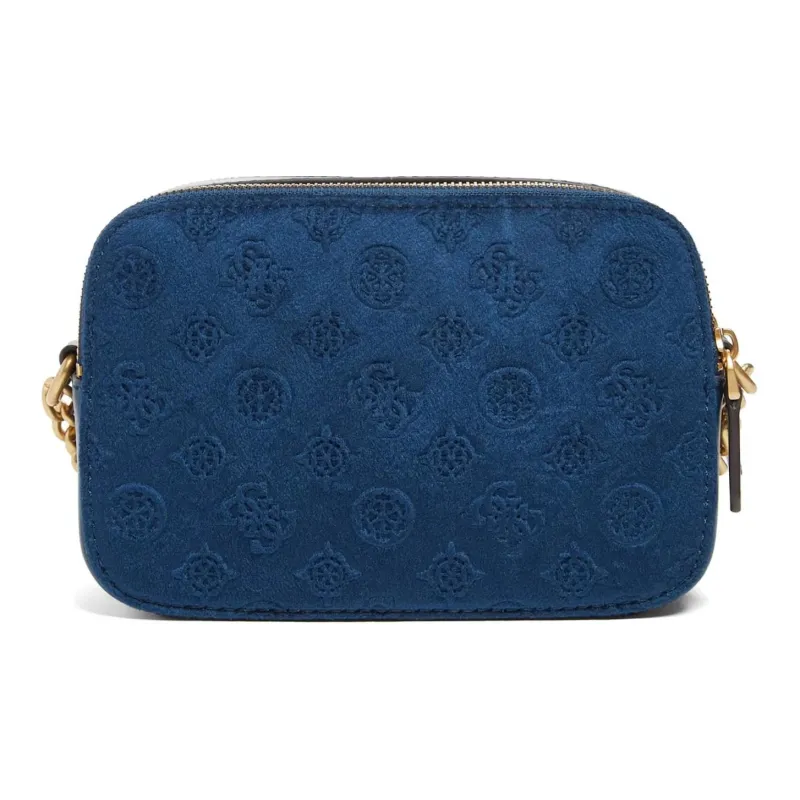 GUESS Velvet Camera Bags Crossbody Bag Shoulder Bag Women's Marine Blue-1