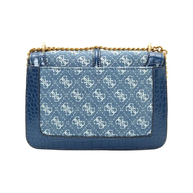 GUESS Artificial Leather Shoulder Bag Women's Blue-2