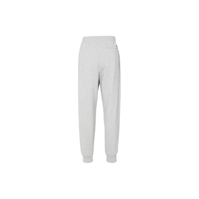 MLB Base Logo Knitted Sweatpants Unisex Gray-2