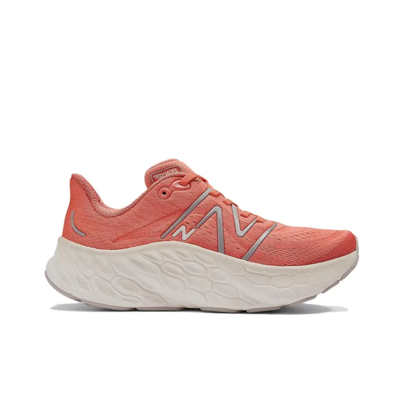 New Balance Fresh Foam X More V4 Gulf Red Silver Metallic Women's-1