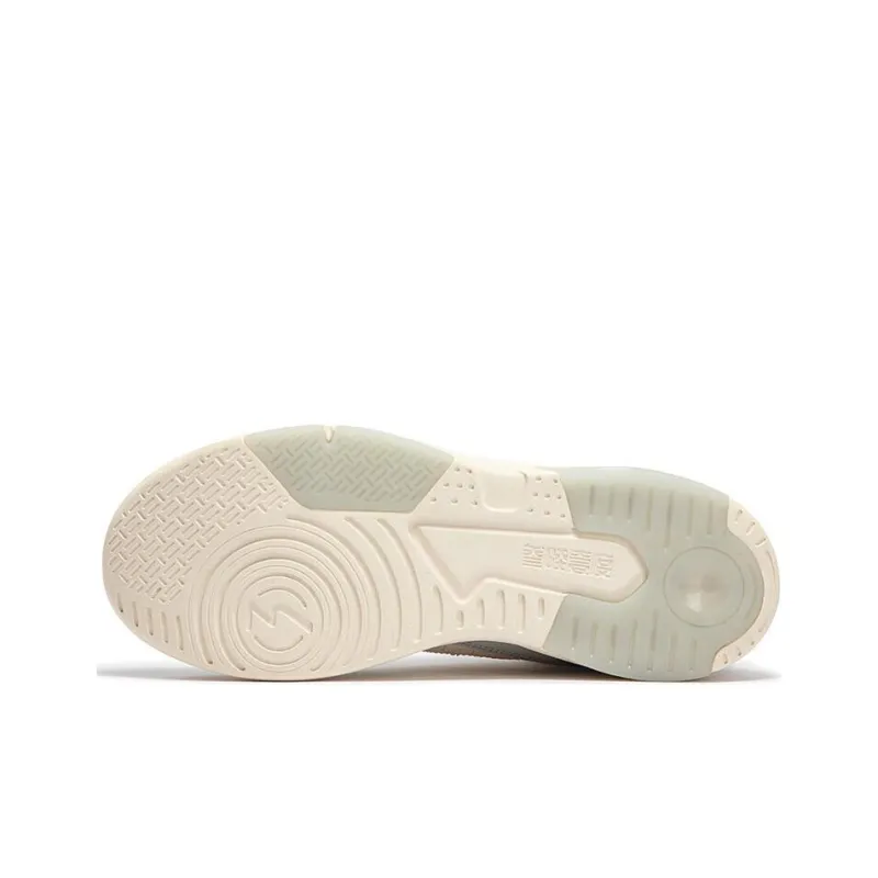 361° Anti Slip Wear Resistant Skateboard Shoes Women's Greige-3
