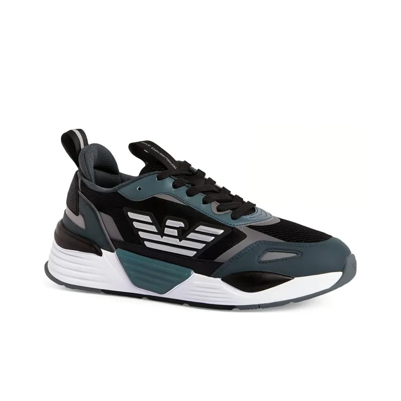 Ea7 EMPORIO ARMANI Logo-patch Panelled Sneakers-3