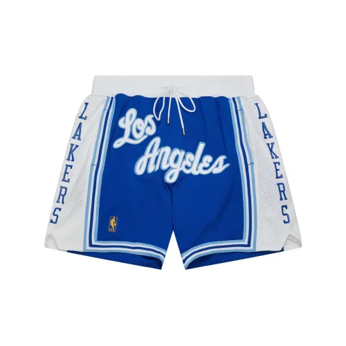 Just Don X Mitchell Ness Basketball Shorts Men Blue