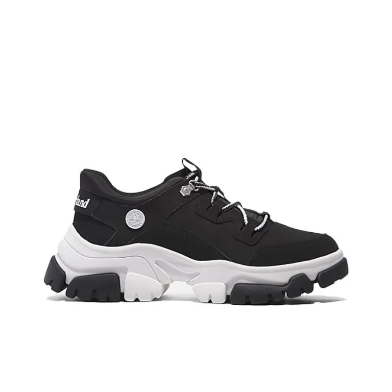 Timberland Anti Slip Wear Resistant Low Top Casual Shoes Women's Black White-1