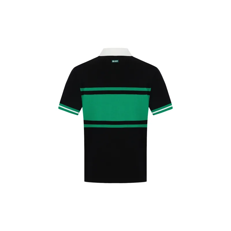 C'N'C Rhythm Party Series Polo Shirts Men Black-1