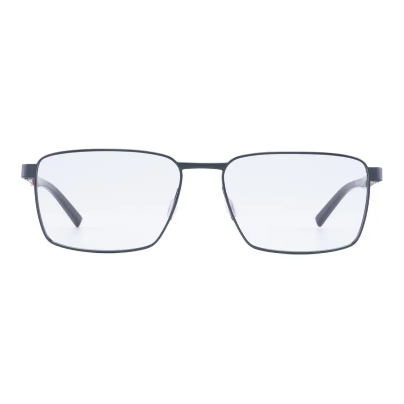PORSCHE DESIGN Plate Frame Stainless Steel Square Eyeglass Frames Men's-1