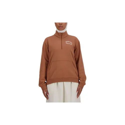 New Balance Sweatshirts Women's Walnut Brown