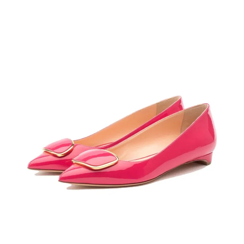 Rupert Sanderson Casual Single Shoes Women's Bright Pink-2