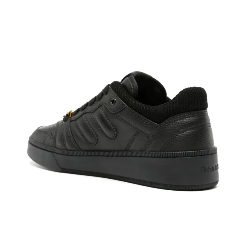 BALLY Royalty Lace-up Leather Sneakers-3