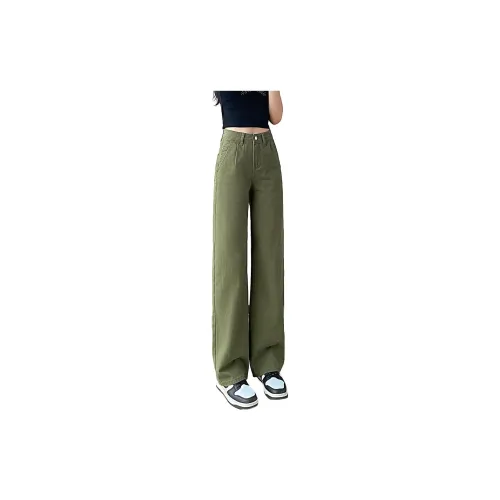 Tonlion Casual Pants Women's Army Green