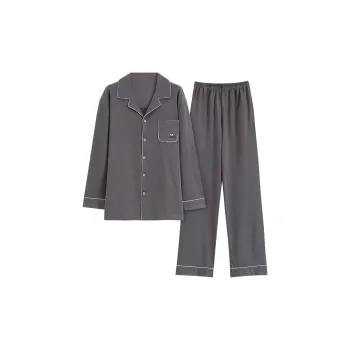Mulong Family Pajama Set Men's Dark Gray