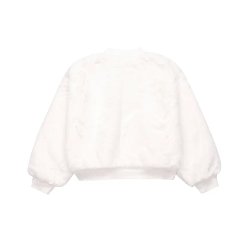 Nike Velvet feel Coat Women's White-1