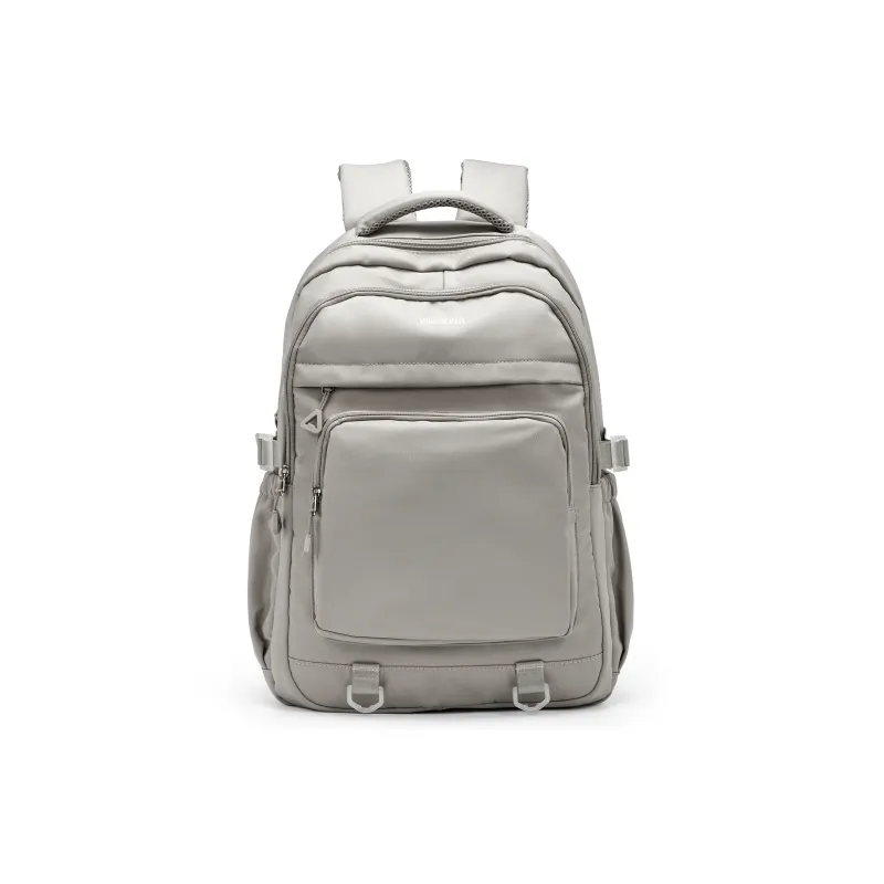 Werocker Fabric Backpack Regular Unisex Black/Ecru/Gray Brown/Blue-10