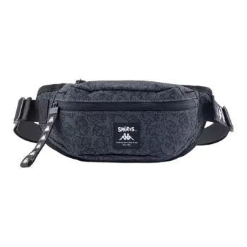 Kappa Blue Elf Collaboration Polyester Shoulder Bags Sling Bag Fanny Pack Regular Unisex Steel Grey All Over Print