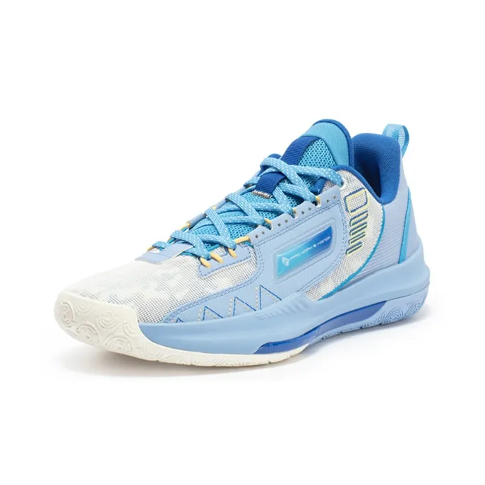 361° DVD Team Cushioning Anti Slip And Wear Resistant Low Top Basketball Shoes Men's Sky Blue-1