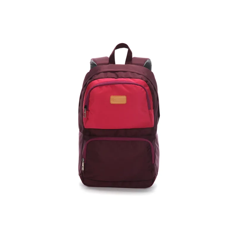SUISSEWIN Polyester Students' Laptop Backpack Regular Unisex Red/Green-1