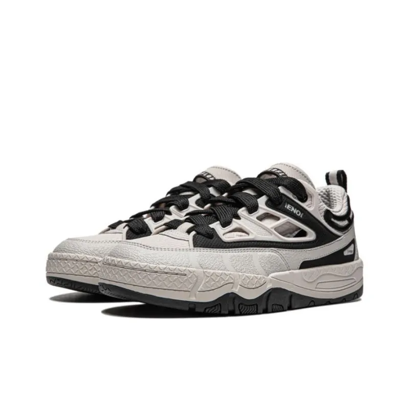 LiNing CF YU3 SS Slip Resistant Cushioning Low Top Skateboard Shoes Men's Gray Black-2